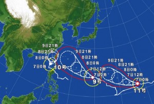 台風91011