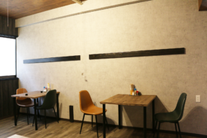 【after】テーブル席でもゆったりと過ごしやすいです。