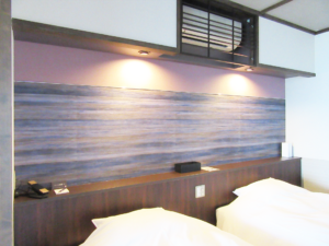 【ベッドルーム】照明も雰囲気があります。